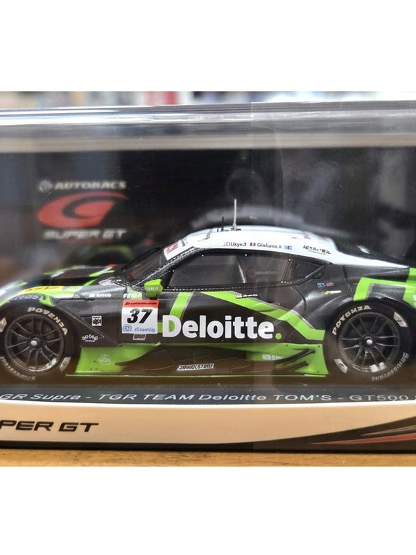 1/43 Deloitte TOM’S GR Supra TGR TEAM Deloitte TOM’S GT500 SUPER GT 2024 U. Sasahara - G. Alesi #37