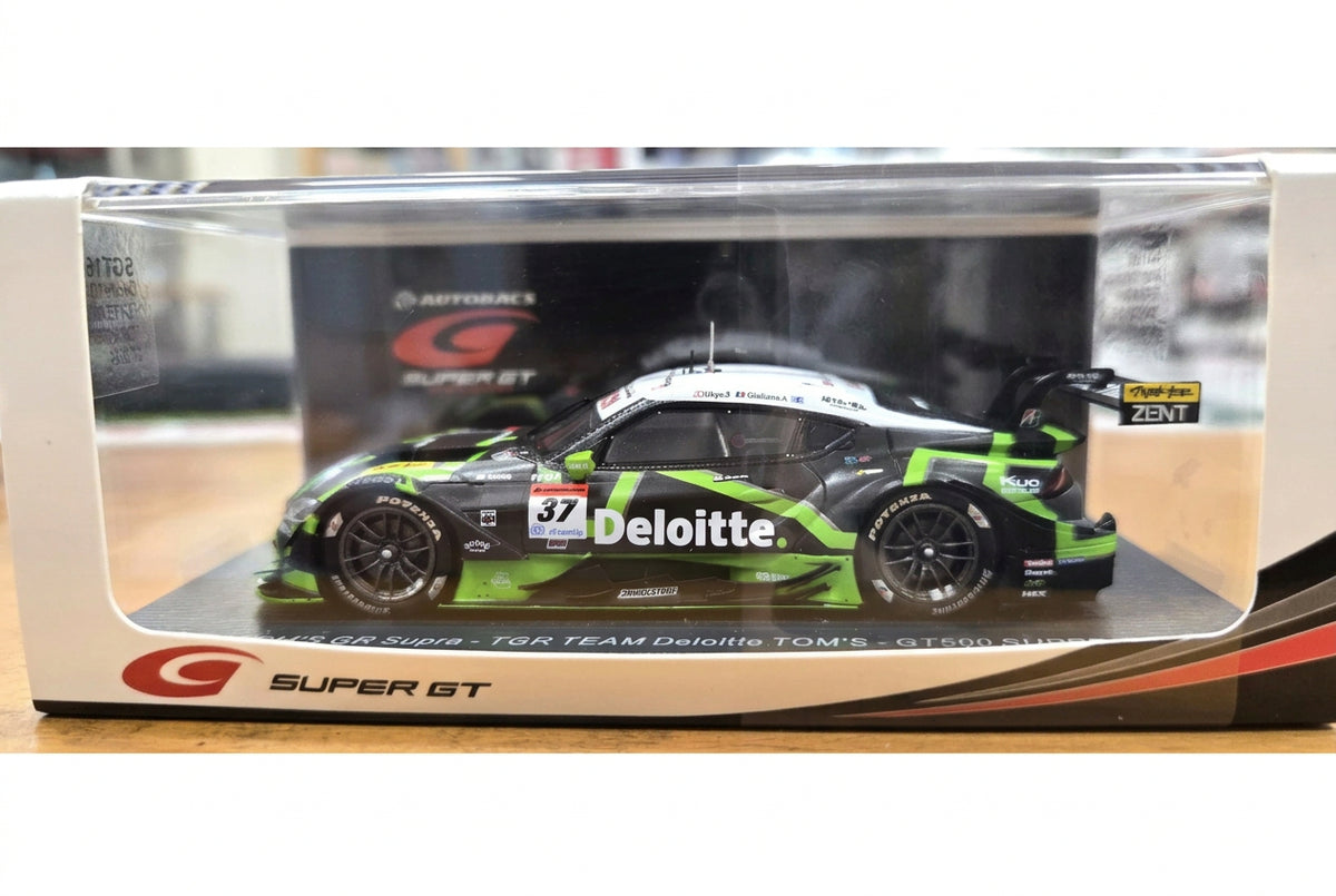 1/43 Deloitte TOM’S GR Supra TGR TEAM Deloitte TOM’S GT500 SUPER GT 2024 U. Sasahara - G. Alesi #37