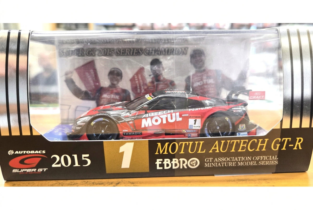 1/43 MOTUL AUTECH GT-R SUPER GT500 2015 Champion Car #1