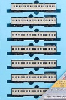 A1540 国鉄301系 7両セット (ｸﾞﾚｰ・黄帯・非冷房)