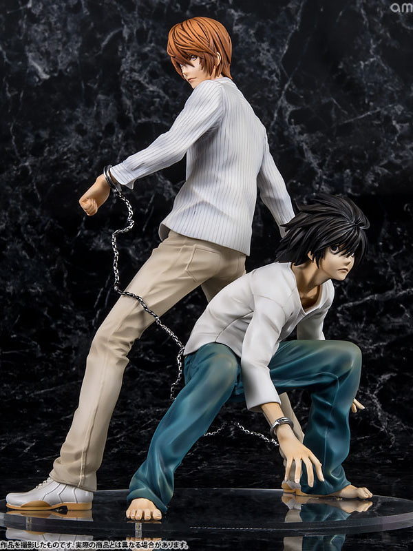 G.E.M.シリーズ DEATH NOTE(デスノート) 夜神月＆L 完成品フィギュア[メガハウス]