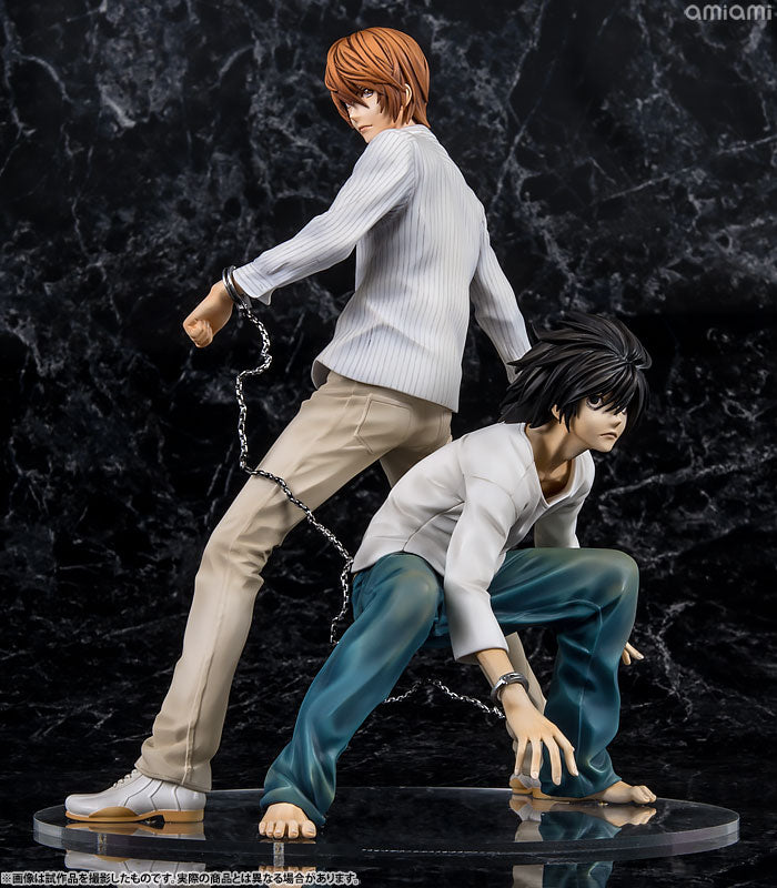G.E.M.シリーズ DEATH NOTE(デスノート) 夜神月＆L 完成品フィギュア[メガハウス]