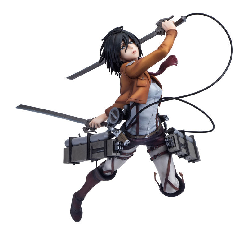 Hdge technical statue No.5 進撃の巨人 ミカサ 訓練兵団Ver. 完成品フィギュア[ユニオンクリエイティブ]