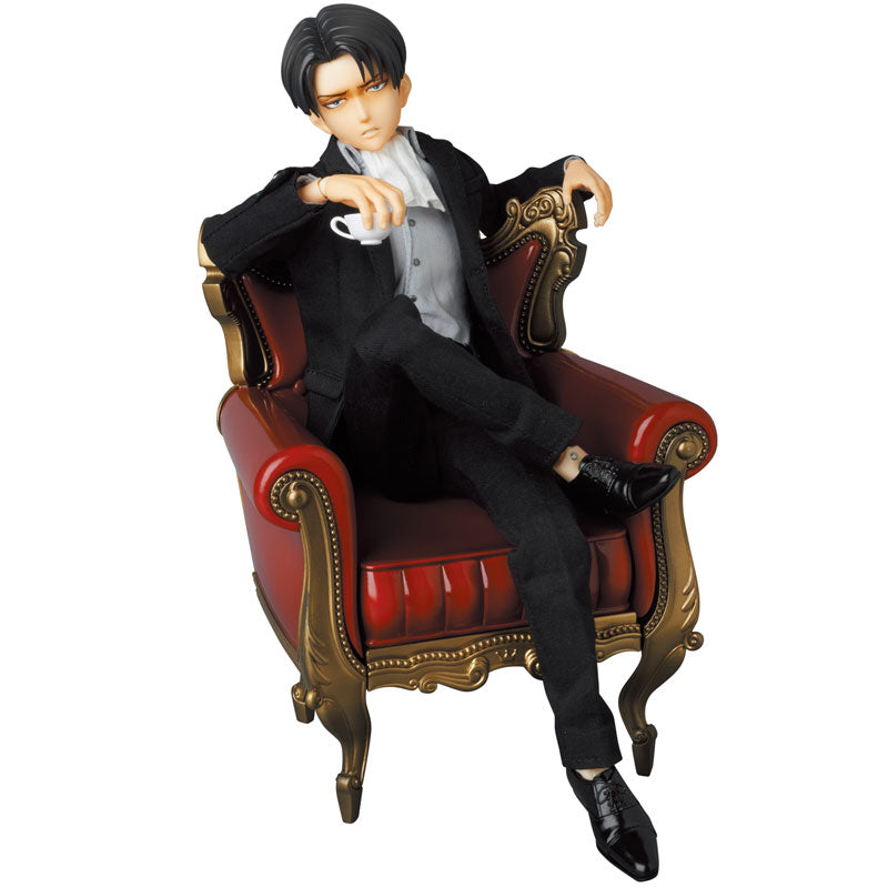 リアルアクションヒーローズ No.697 RAH 進撃の巨人 リヴァイ(私服Ver.)[メディコム・トイ]