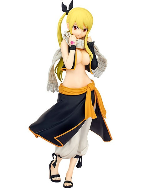 POP UP PARADE FAIRY TAIL(原作版) ルーシィ・ハートフィリア ナツのコスチューム Ver. L size フィギュア[グッドスマイルカンパニー]
