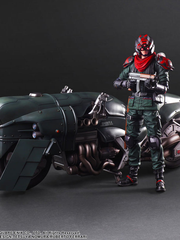 ファイナルファンタジー VII リメイク PLAY ARTS改 上級バイク警備兵＆バイクセット[スクウェア・エニックス]