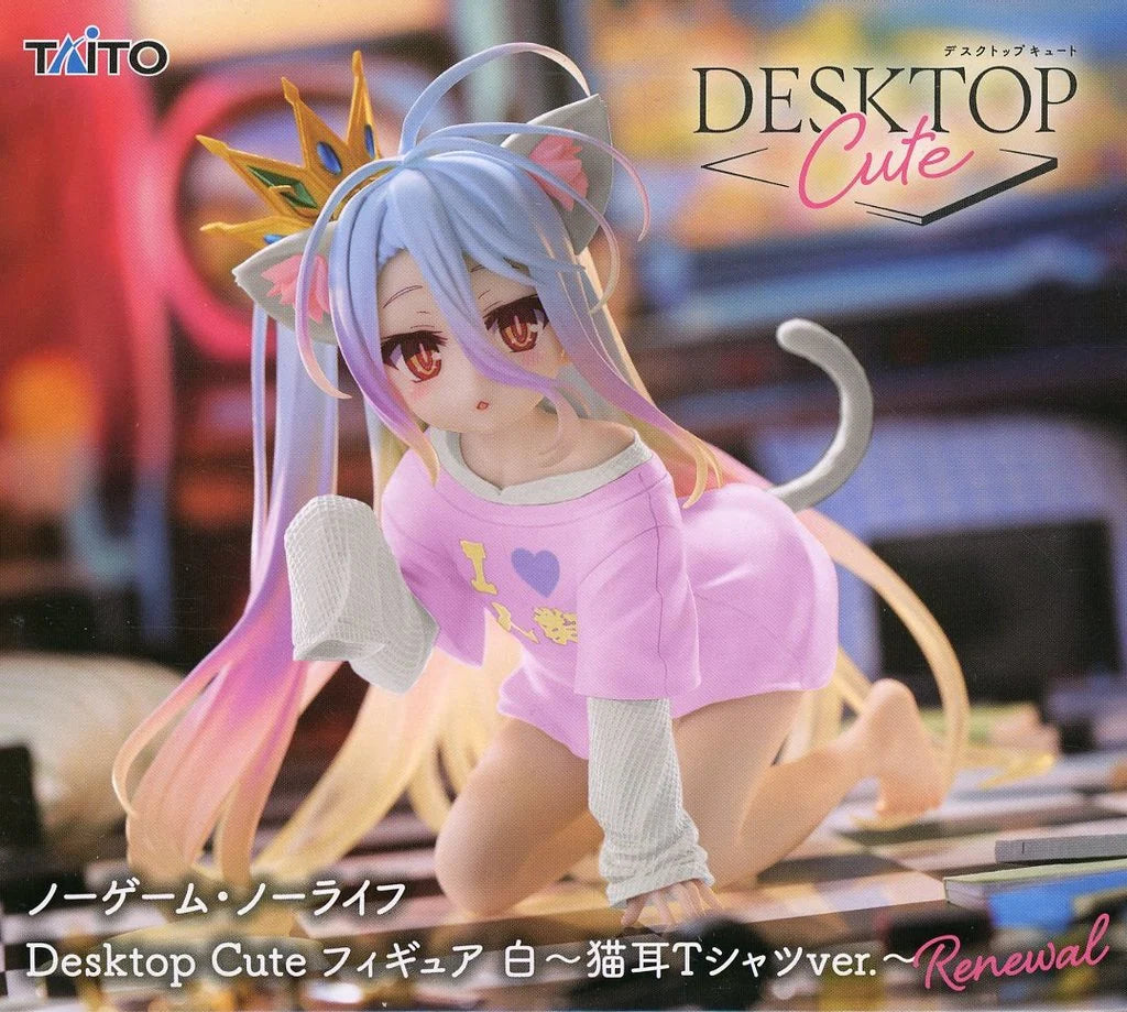 白 猫耳シャツver Renewal Desktop Cuteﾌｨｷﾞｭｱ